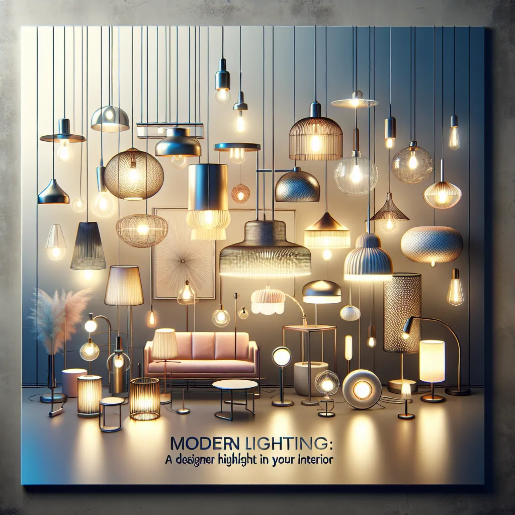 Read more about the article Nowoczesne oświetlenie: designerski akcent w Twoim wnętrzu