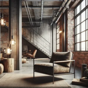 Read more about the article Fotel loftowy – designerski akcent Twojego wnętrza